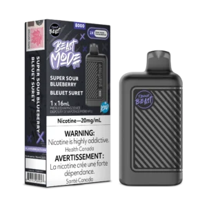 Flavour Beast Beast Mode 8K Disposable - Super Sour Blueberry Iced