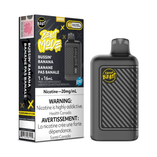 Flavour Beast Beast Mode 8K Disposable - Bussin' Banana Iced