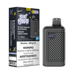 Flavour Beast Beast Mode 8K Disposable - Blazin' Banana Blackberry Iced