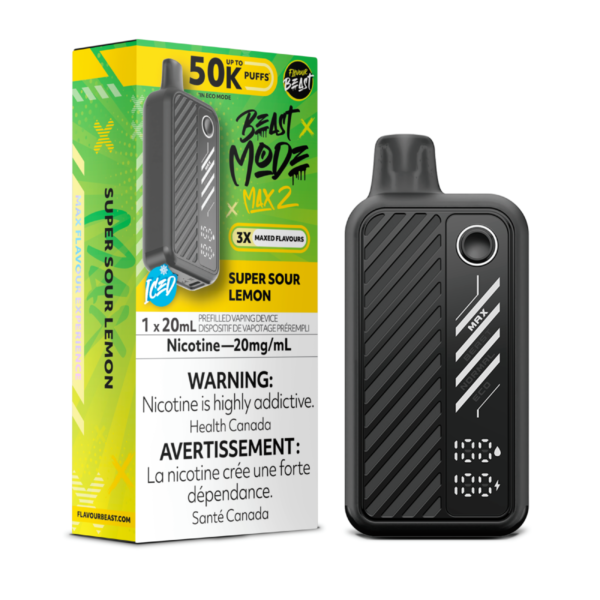 Flavour Beast Beast Mode Max 2 Disposable - Super Sour Lemon