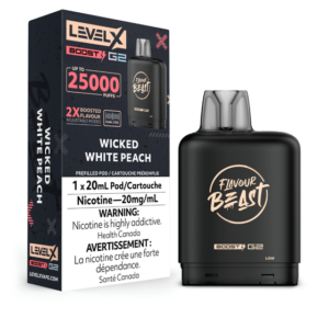 Level X Flavour Beast Boost G2 Pod - Wicked White Peach