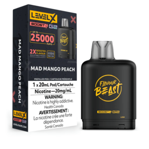 Level X Flavour Beast Boost G2 Pod - Mad Mango Peach