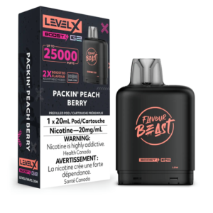 Level X Flavour Beast Boost G2 Pod - Packin' Peach Berry