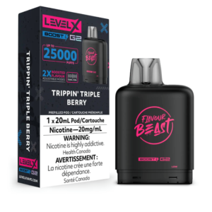 Level X Flavour Beast Boost G2 Pod - Trippin' Triple Berry